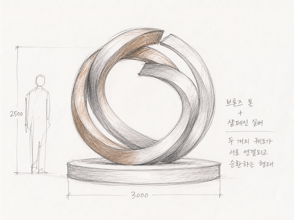 견본 스케치 — 서로의 궤도